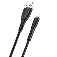 Кабель Usams US-SJ364 USB - Lightning (M/M), 1 м, Black (SJ364USB01)