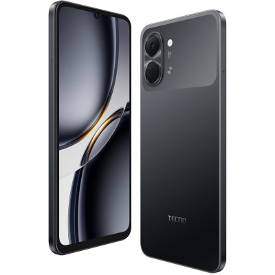 Смартфон Tecno Spark Go 3 (KN3) 4/64GB Ink Black (4894947105265)