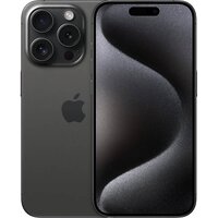 Смартфон Apple iPhone 15 Pro 128GB e-Sim Black Titanium (Восстановленный / Почти идеальный)