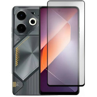 Защитное стекло BeCover для Tecno Pova 6 (LI7) Black (711580)