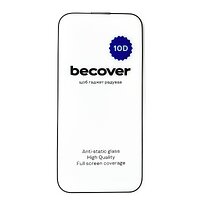 Захисне скло BeCover для Apple iPhone 14 Pro Max 10D Black (711328)