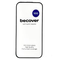 Защитное стекло BeCover для Apple iPhone 15 Plus 10D Black (711330)