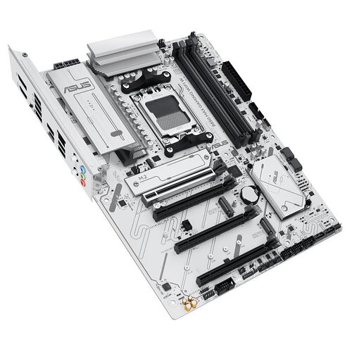 Материнcька плата ASUS B850 MAX GAMING WIFI W sAM5 B850 4xDDR5 M.2 HDMI DP Wi-Fi BT ATX білий