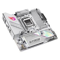 Материнcька плата ASUS ROG STRIX B850-G GAMING WIFI sAM5 B850 4xDDR5 M.2 HDMI DP WiFi BT mATX білий