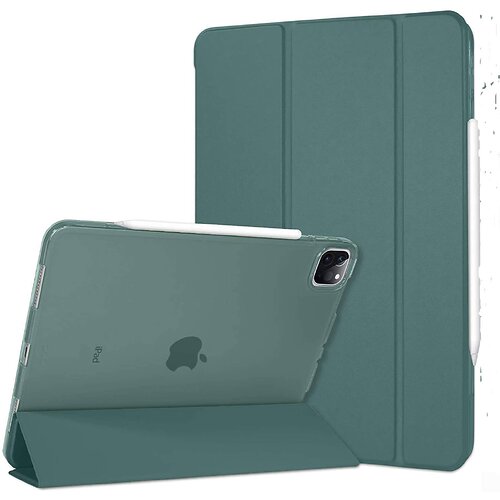 Чохол-книжка BeCover Tri Fold Hard для Apple iPad Pro 12.9 2020/2021/2022 Dark Green (711720)