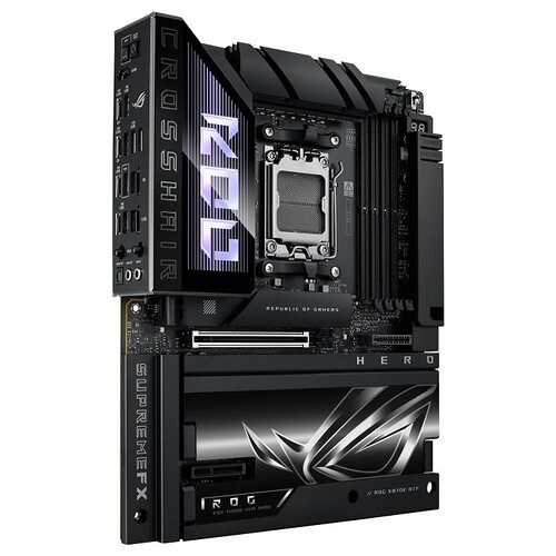Материнcька плата ASUS ROG CROSSHAIR X870E HERO BTF sAM5 X870E 4xDDR5 M.2 HDMI Wi-Fi BT ATX приховане підключення роз'ємів
