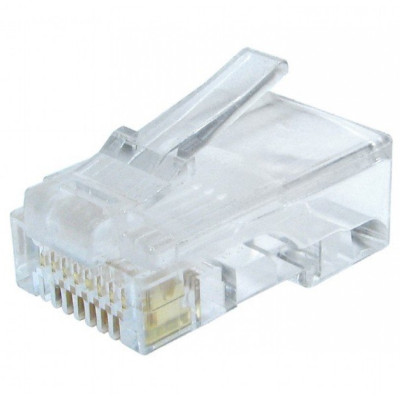 Конектор RJ 45 Cablexpert (LC-8P8C-002/100) 8P8C, із позолоченими контактами (100 шт/уп)