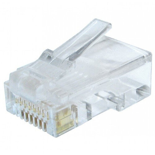 Коннектор RJ 45 Cablexpert (LC-8P8C-002/100) 8P8C с позолоченными контактами (100 шт/уп)