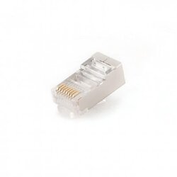 Коннектор RJ 45 Cablexpert (PLUG5SP/50) экранированный, с позолоченными контактами (50 шт/уп)