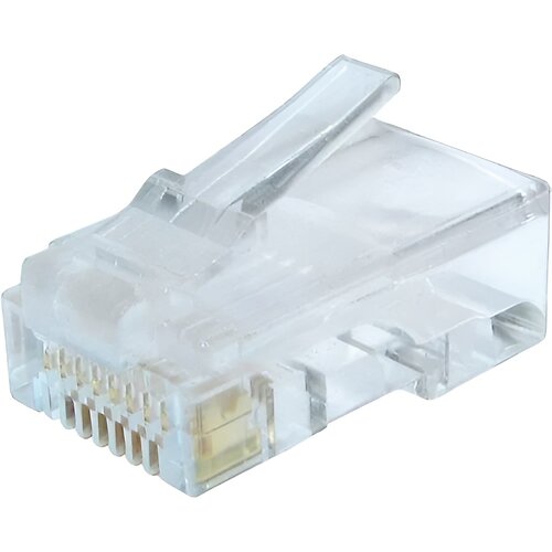 Коннектор RJ 45 Cablexpert (LC-8P8C-002/10) 8P8C, Cat.6, с позолоченными контактами (10 шт/уп)