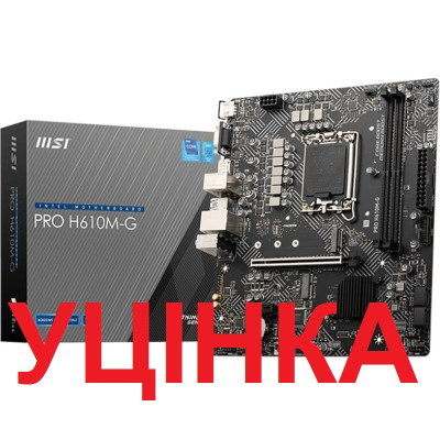 Материнская плата MSI Pro H610M-G Socket 1700