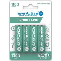 Аккумулятор everActive AA\/HR06 Ni-MH 1100mAh BL 4шт