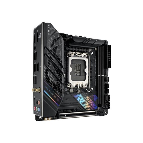 Материнcька плата ASUS ROG STRIX B760-I GAMING WIFI s1700 B760 2xDDR5 M.2 HDMI DP Wi-Fi BT mITX