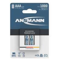 Аккумуляторы Ansmann AAA\/HR03 NI-MH 1000 mAh BL 4 шт Аккумуляторы Ansmann AAA\/HR03 NI-MH 1000 mAh BL 4 шт