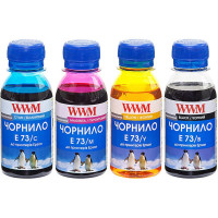 Комплект чернил WWM для EPSON Stylus CX3700/T26/TX106/TX206/TX419 B/C/M/Y (E73SET) 4*100г Комплект чернил WWM для EPSON Stylus CX3700/T26/TX106/TX206/TX419 B/C/M/Y (E73SET) 4*100г