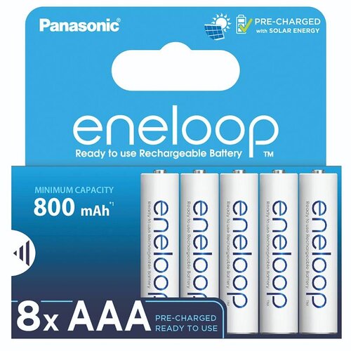 Аккумуляторы Panasonic Eneloop AAA\/HR03 NI-MH 800 mAh BL 8 шт