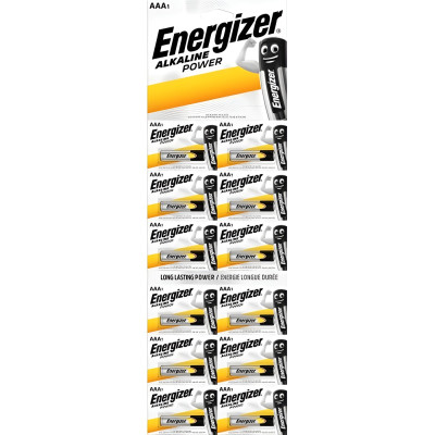 Батарейка Energizer AAA/LR03 BL 12шт(1штх12) відривний Батарейка Energizer AAA/LR03 BL 12шт(1штх12) відривний