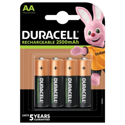 Аккумулятор Duracell DX1500 Ni-MH AA\/HR06 2500 mAh BL 4шт