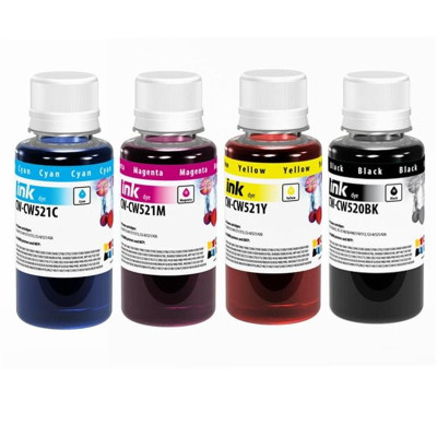 Комплект чернил ColorWay для CANON PG-510/CLI-521 BK/C/M/Y (ColorWay-ColorWay520/ColorWay521SET01) 4*100г