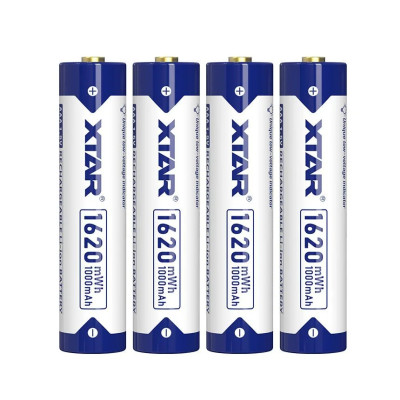 Аккумулятор XTAR AAA/LR03 Li-ion 1000 mAh 4 шт.