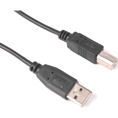 Кабель Maxxter USB - USB Type-B V 2.0 (M/M), 3 м, черный (U-AMBM-10)