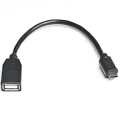 Кабель REAL-EL USB Type-C - USB V 2.0 (M/F), 0.1 м, черный (EL123500017)