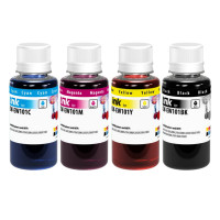 Комплект чорнил ColorWay EPSON L100/L200 BK/С/M/Y (ColorWay-EW101SET01) 4*100мл Комплект чорнил ColorWay EPSON L100/L200 BK/С/M/Y (ColorWay-EW101SET01) 4*100мл