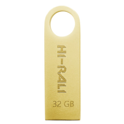 Флеш-накопитель USB 32GB Hi-Rali Shuttle Series Gold (HI-32GBSHGD)