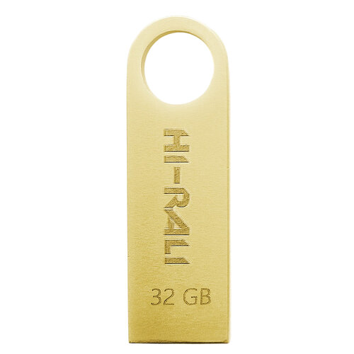 Флеш-накопитель USB 32GB Hi-Rali Shuttle Series Gold (HI-32GBSHGD)