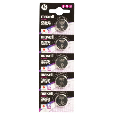 Батарейка Maxell Lithium CR2032 BL 5 шт