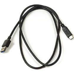 Кабель PowerPlant (CA910816) USB3.0(AM)-USB3.0 Type-C(M), 1м, Black