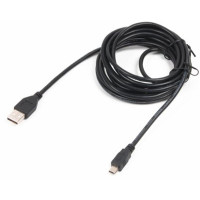 Кабель Cablexpert USB - mini-USB V 2.0 (M/M), 3 м, черный (CCP-USB2-AM5P-10)