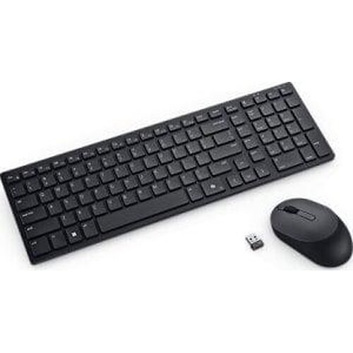 Клавіатура Dell Pro Compact Silent Keyboard and Mouse - KM555 - Ukrainian