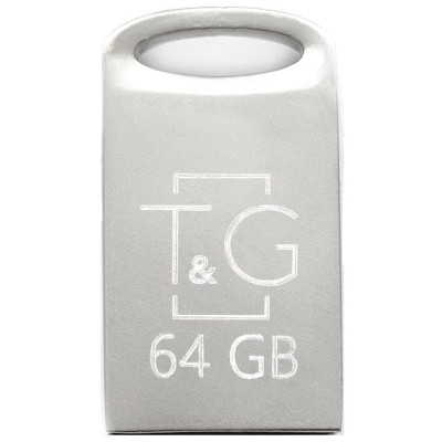 Флеш-накопичувач USB 64GB T&G 105 Metal Series Silver (TG105-64G)
