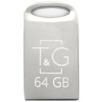 Флеш-накопитель USB 64GB T&G 105 Metal Series Silver (TG105-64G)