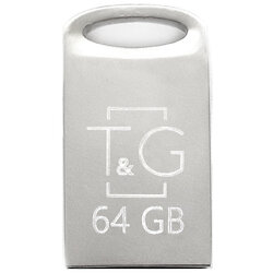 Флеш-накопичувач USB 64GB T&G 105 Metal Series Silver (TG105-64G)