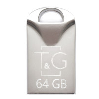 Флеш-накопичувач USB 64GB T&G 106 Metal Series Silver (TG106-64G)