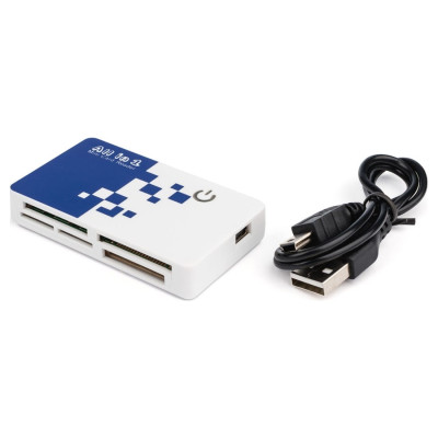 Картрідер USB 2.0 Atcom TD2029 MS, SD, microSD/TF, M2 Black (AT10729)