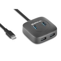 USB-хаб REAL-EL CQ-407 4 порта