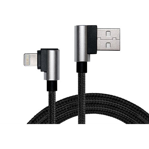 Кабель REAL-EL Premium USB - Lightning (M/M), 1 м, черный (EL123500034)