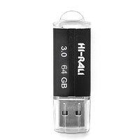 Флеш-накопитель USB3.0 64GB Hi-Rali Corsair Series Black (HI-64GB3CORBK)
