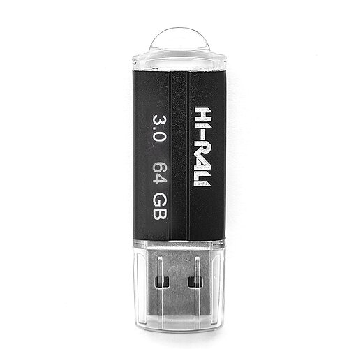 Флеш-накопитель USB3.0 64GB Hi-Rali Corsair Series Black (HI-64GB3CORBK)
