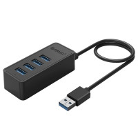 USB-хаб Orico W5P-U3-100-BK-PR 4 порта Черный (CA911264) USB-хаб Orico W5P-U3-100-BK-PR 4 порта Черный (CA911264)