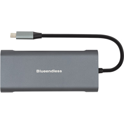USB-хаб PowerPlant USB Type-C Grey (CA913497) USB-хаб PowerPlant USB Type-C Grey (CA913497)