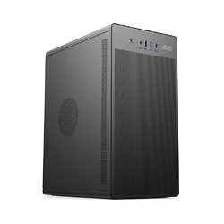 Корпус 2E Credo V285B-400 з БЖ 2E ATX400, 1xUSB3.0, 1х USB 2.0, 1xUSB Type-C, 1x120мм, VGA 300мм, mATX, чорний