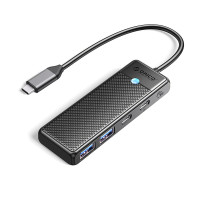 USB-хаб Orico PAPW2AC-C3-015-BK-EP USB Type-C 4-в-1 (CA914210)