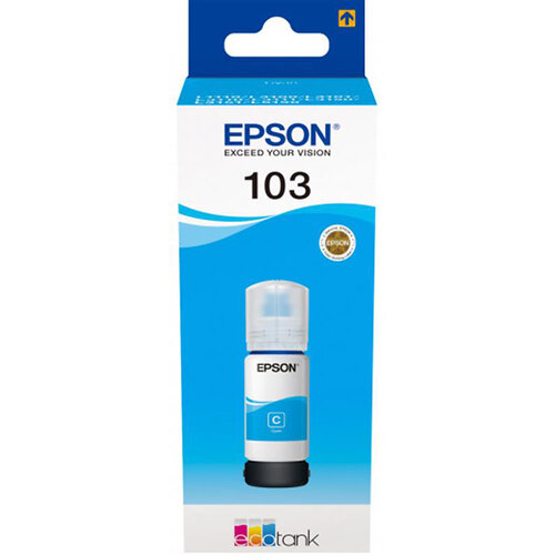 Чорнило Epson (103) L31XX Cyan (C13T00S24A) 65 мл
