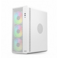 Корпус 2E GAMING Credo Plus V510W без БЖ, 1xUSB3.0, 1х USB 2.0, 1xUSB Type-C, 4x120мм RGB Rainbow, VGA 310мм, TG Side Panel, ATX