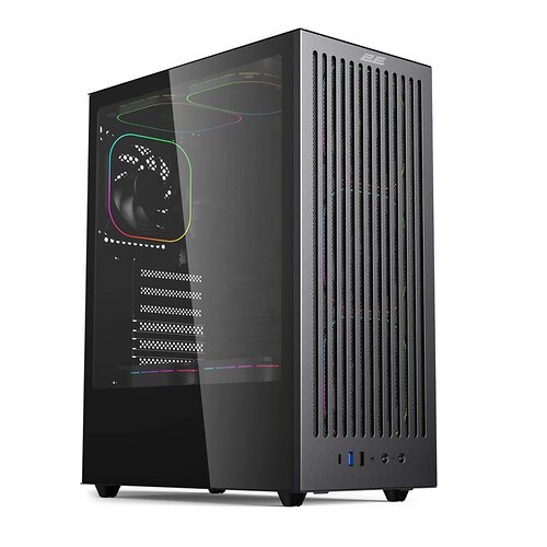 Корпус 2E GAMING  Vector V8111B без БЖ, 1xUSB3.0, 1х USB 2.0, 1xUSB Type-C, 4x120мм ARGB, VGA 325мм, LCS ready, контролер з пуль