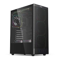 Корпус 2E GAMING  Iconic V8210B  без БЖ, 1xUSB3.0, 1х USB 2.0, 1xUSB Type-C, 4x120мм ARGB, VGA 325мм, LCS ready, контролер з пул